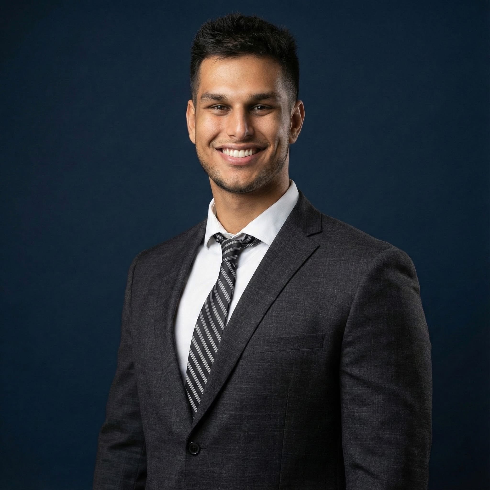 Fardan Siddiqui, founder of FAFFLY, in a professional portrait.